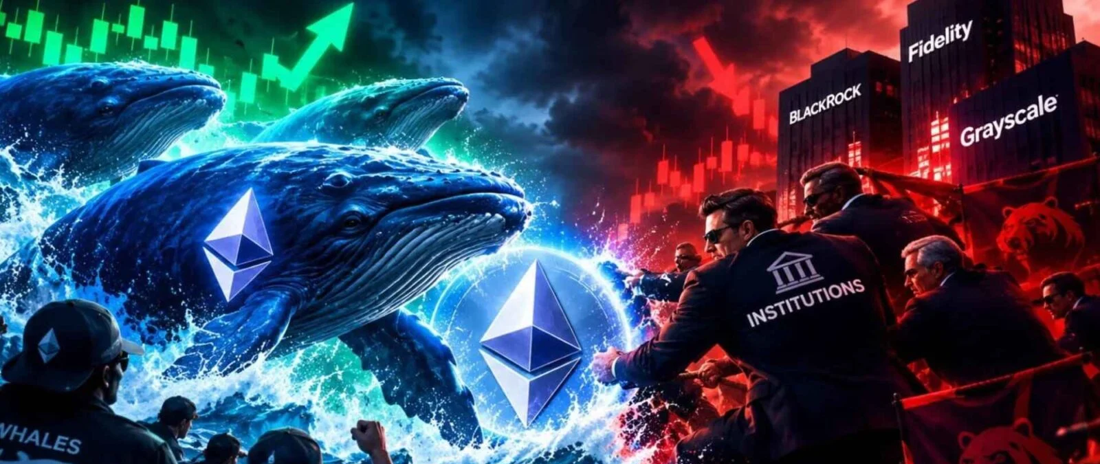 Ethereum balinaları alımı artırdı, kurumlar satışta