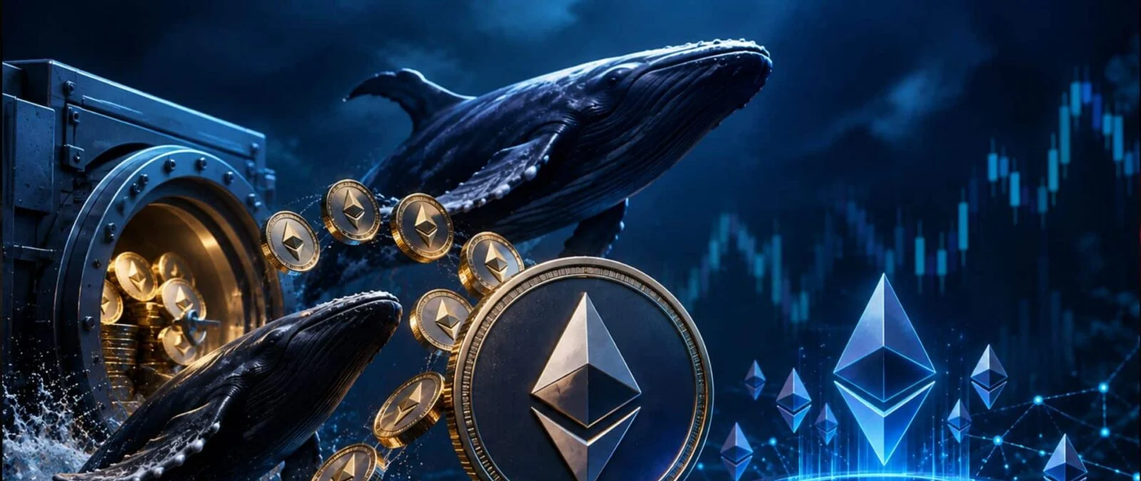 Ethereum balinası Kraken’den milyon dolarlık çekim yaptı, arz sıkışıyor